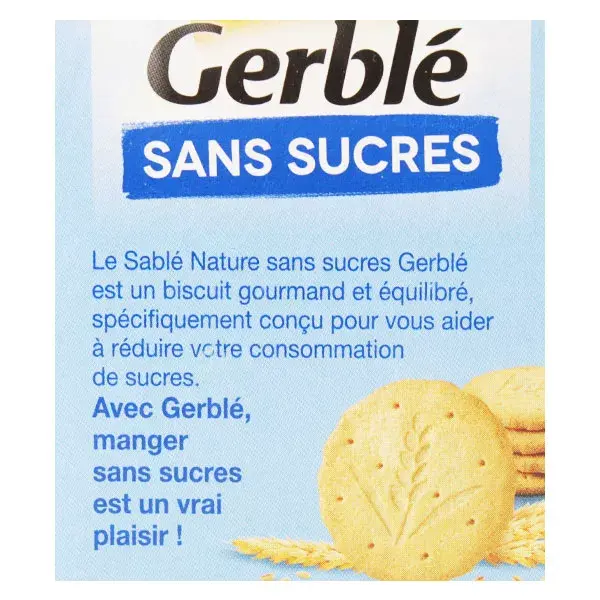 Gerblé Sans Sucres Sablé Nature 132g