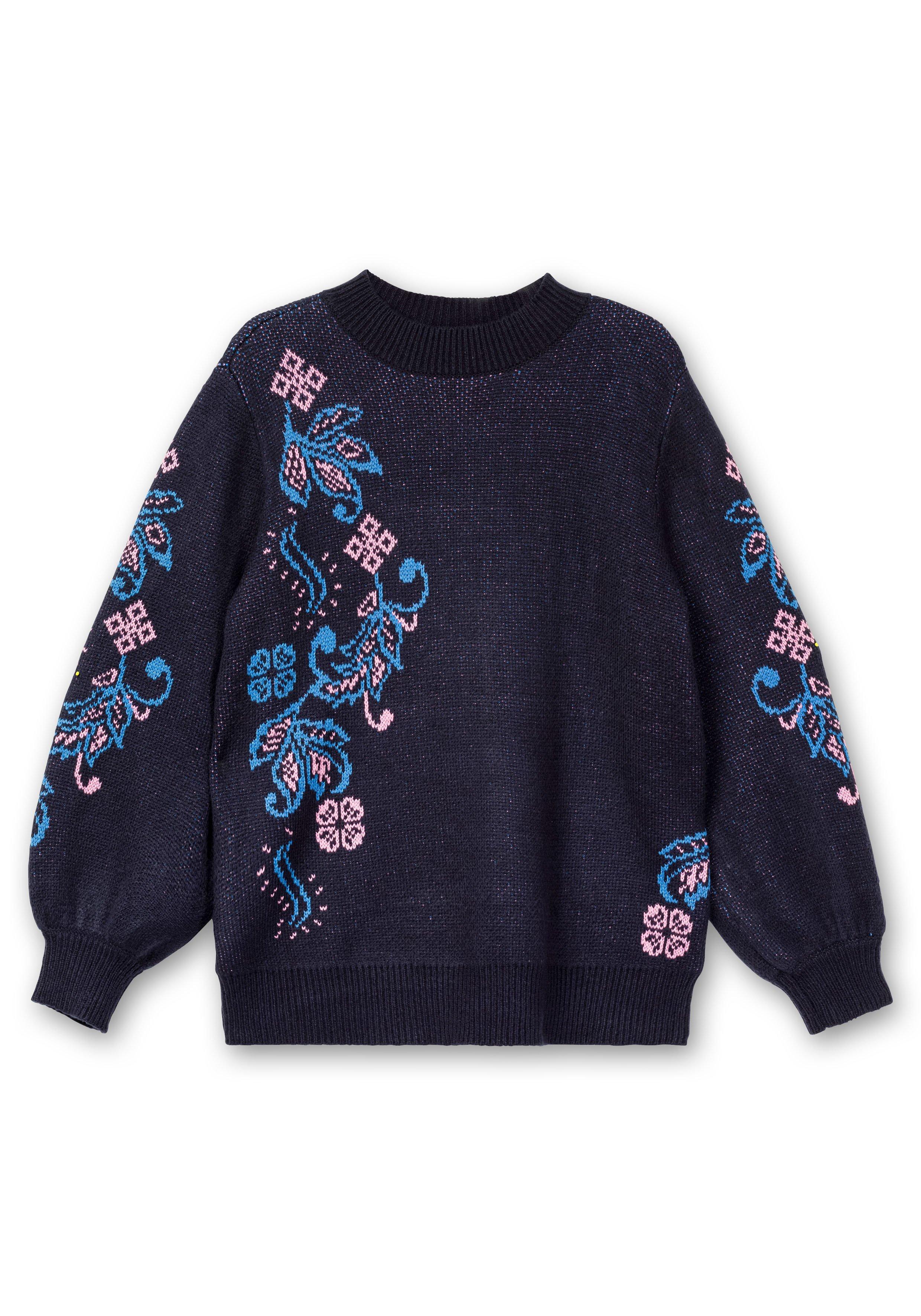 Pullover mit floralem Jacquardmuster