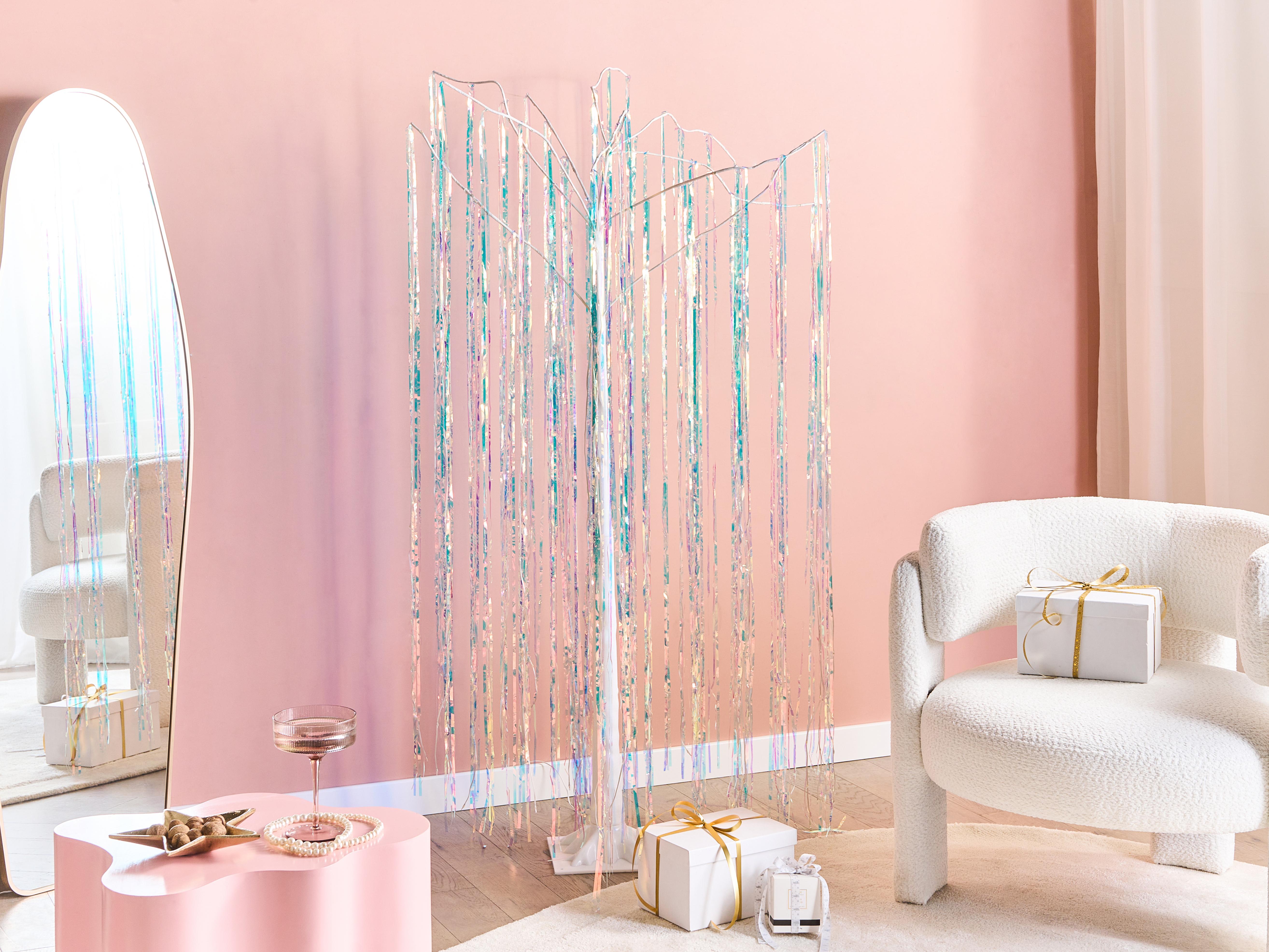 Buitendecoratie LED BOREN Boom 163 cm Meerkleurig