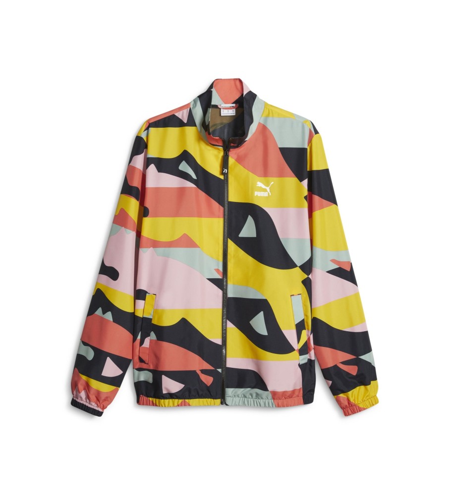 Jaqueta Puma SWxP Worldwide, Multicolorida