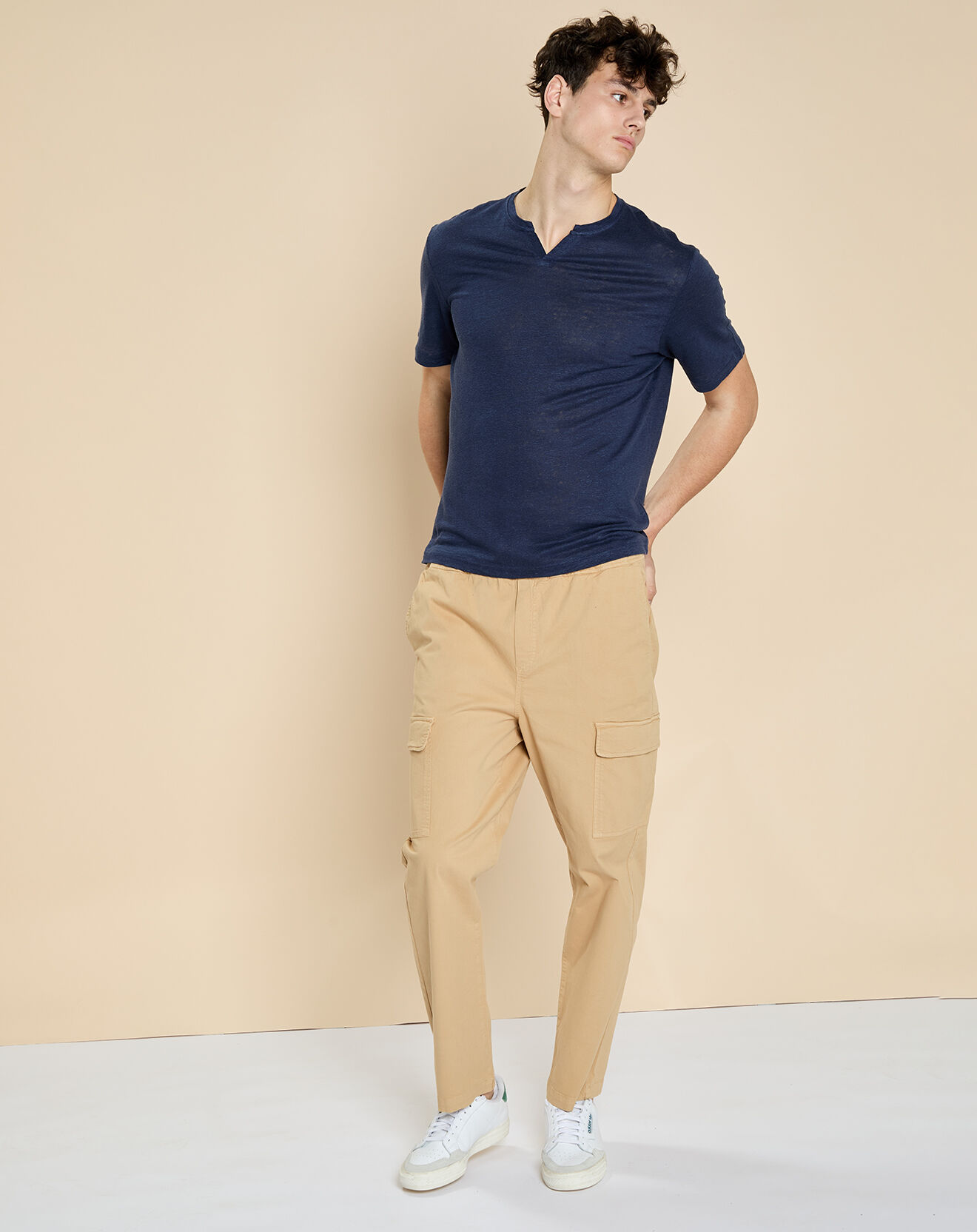 Harris Wilson T-Shirt 100% Lin Humphrey marine