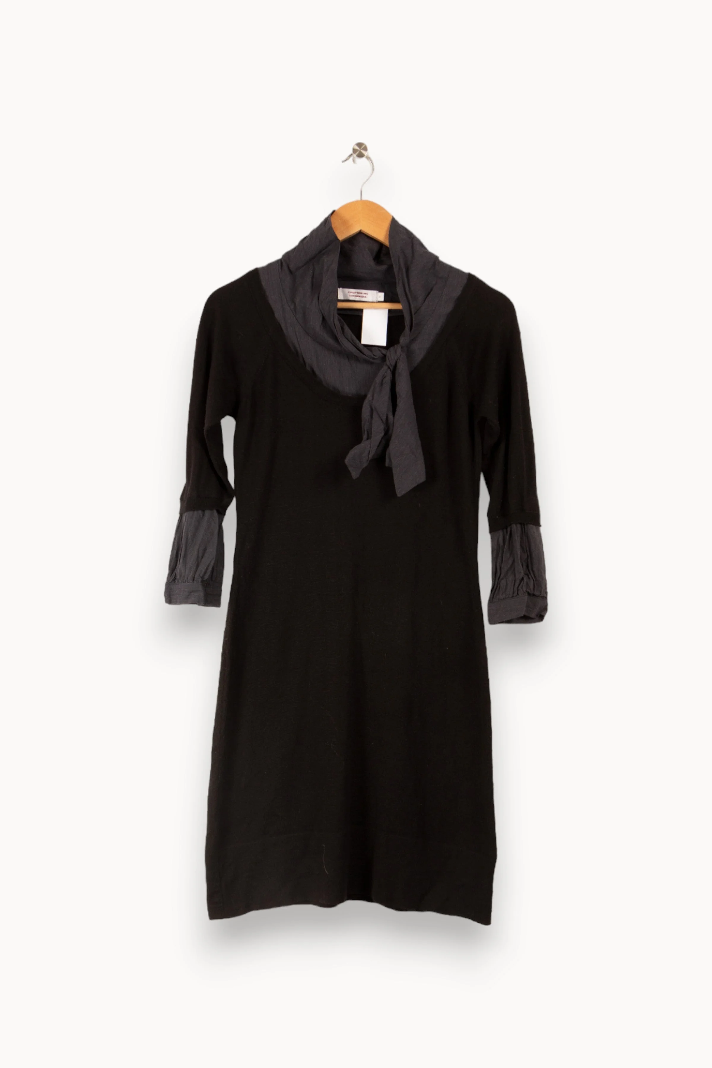 Robe courte accalmie | Noir