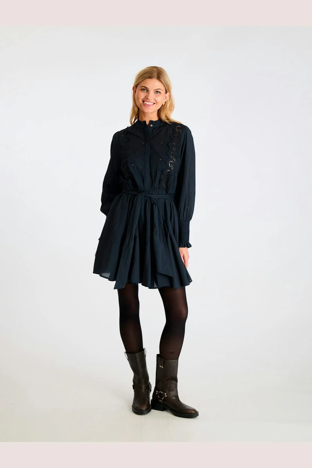 Neo Noir Salasta Emb Dress