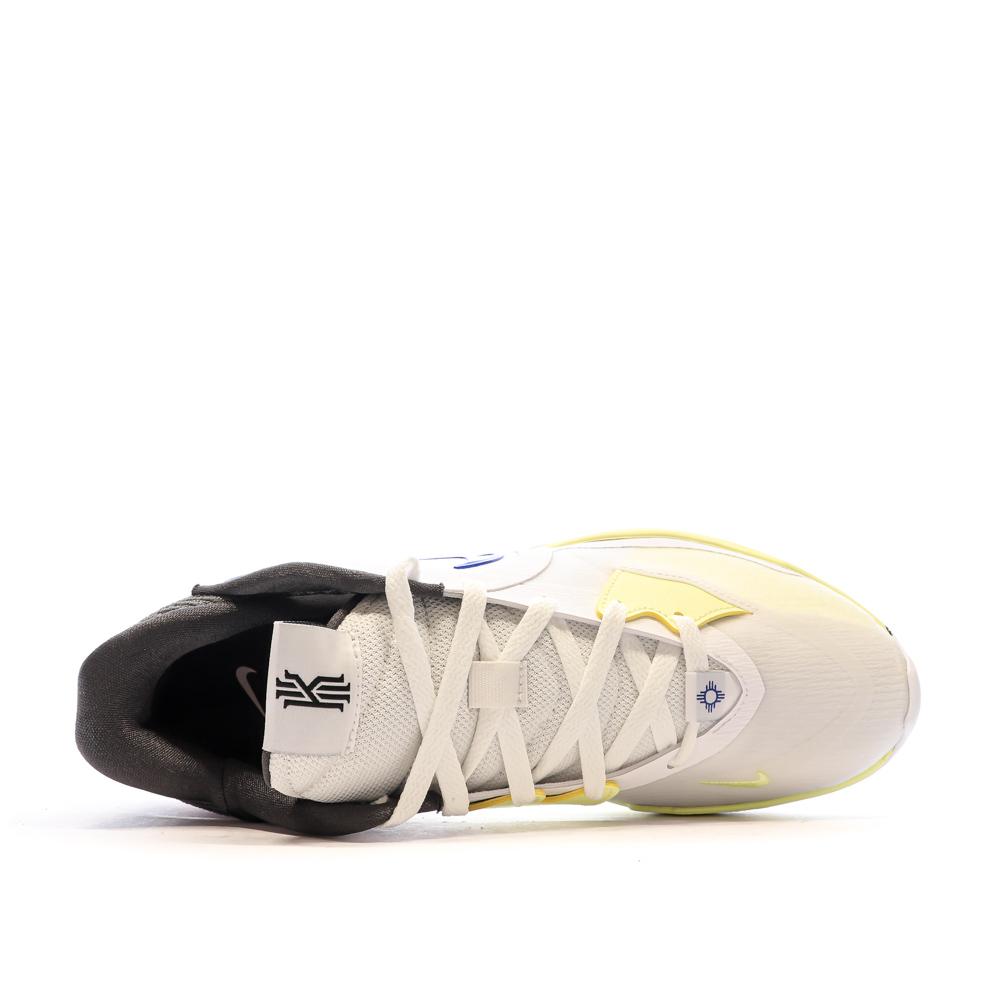 Nike Chaussures de Basketball Blanc/Jaune Homme Nike Kyrie Low 5