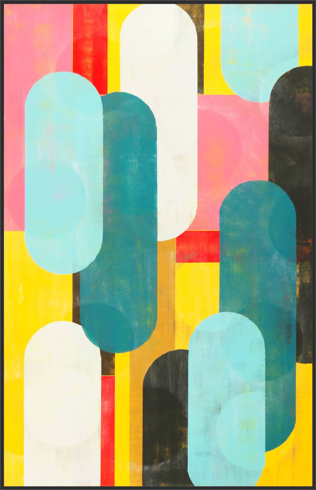 Traffic Pink Vertical I by Ronald Hunter - Limited Edition. Edition of: 150. Signed.