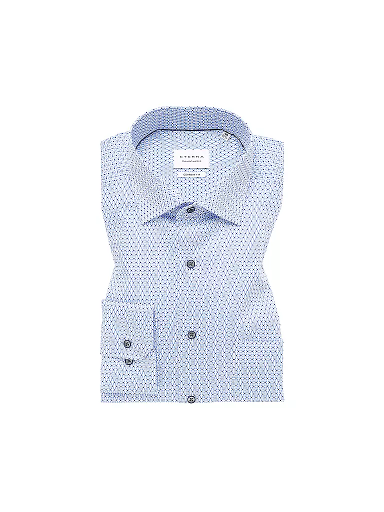 ETERNA Hemd Comfort Fit blau