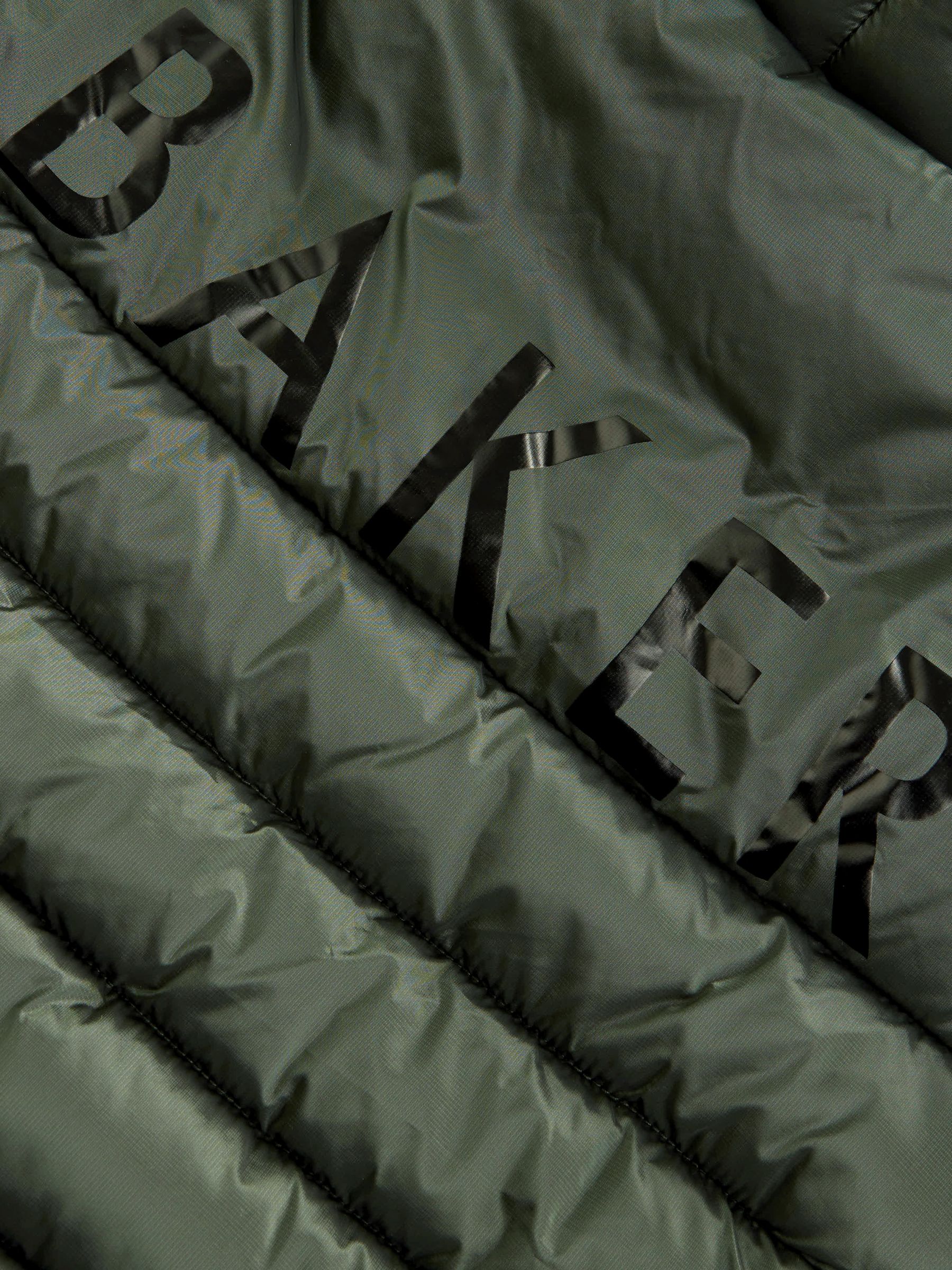 Kakigroen - Baker By Ted Baker - Regenbestendige halfzware gewatteerde jas