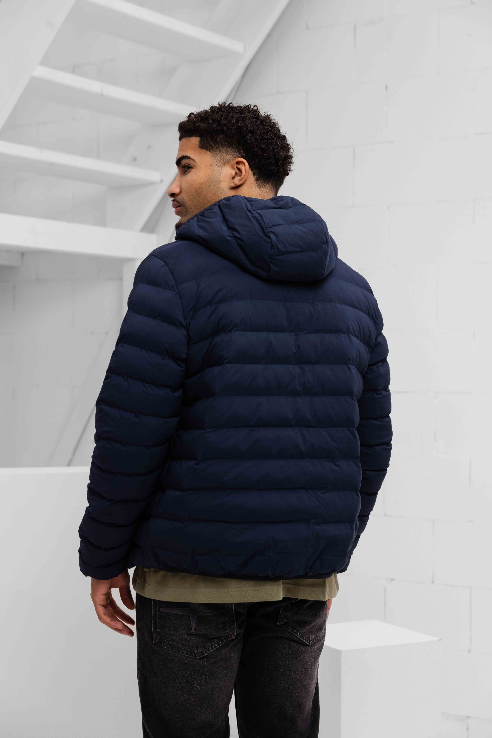 EA7 Emporio Armani 7M000686 Winterjas Heren Donkerblauw