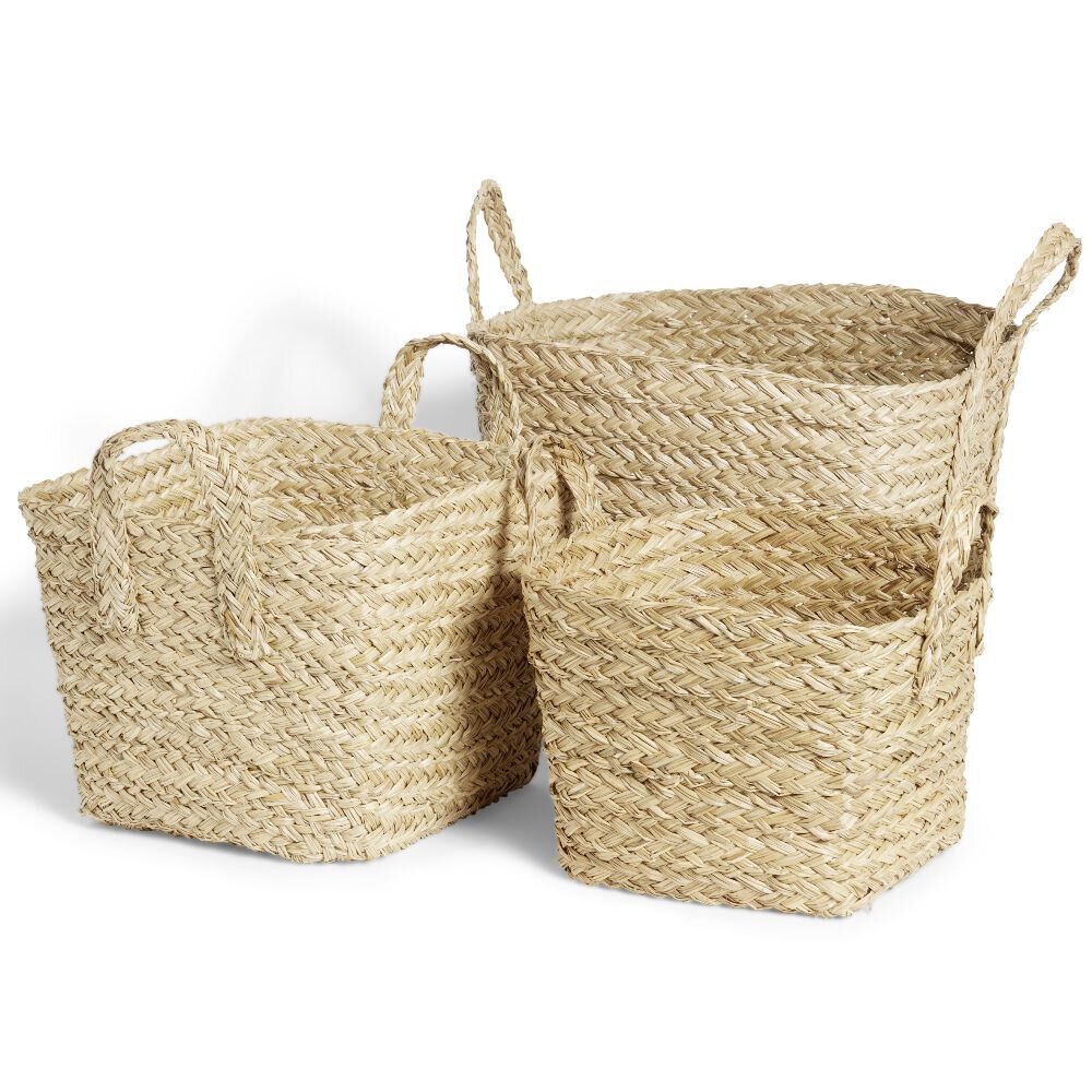 Panière en jacinthe tressée moyen modèle 36x25x29cm