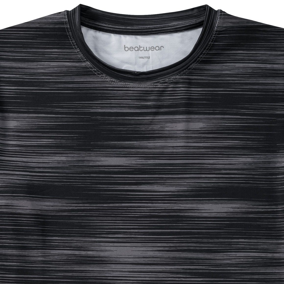 Beatwear Jungen Sport-Langarmshirt mit Allover-Muster grau / schwarz