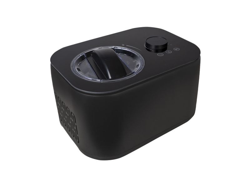 Berger Lanz Glacemaschine GM10 1 l, Schwarz Kompressor-Eismaschine