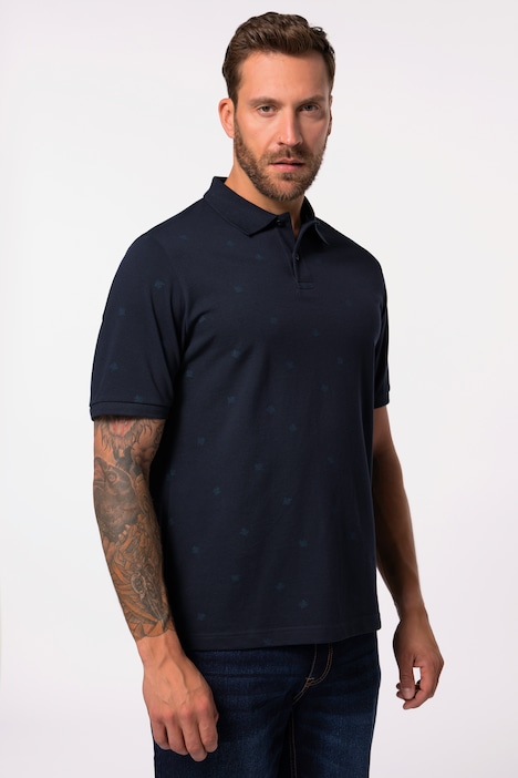 Poloshirt, Halbarm, Piquee, Minimalmuster, bis 8 XL