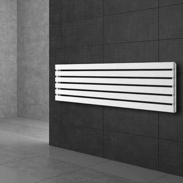 Panel radiatorer Design radiator Opvarmet håndklæde Stella 370x1800 Hvid