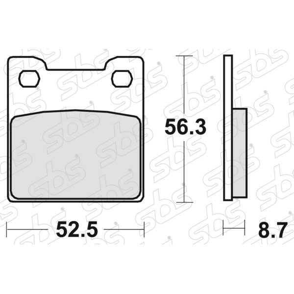SBS - Plaquettes de frein 701 LS