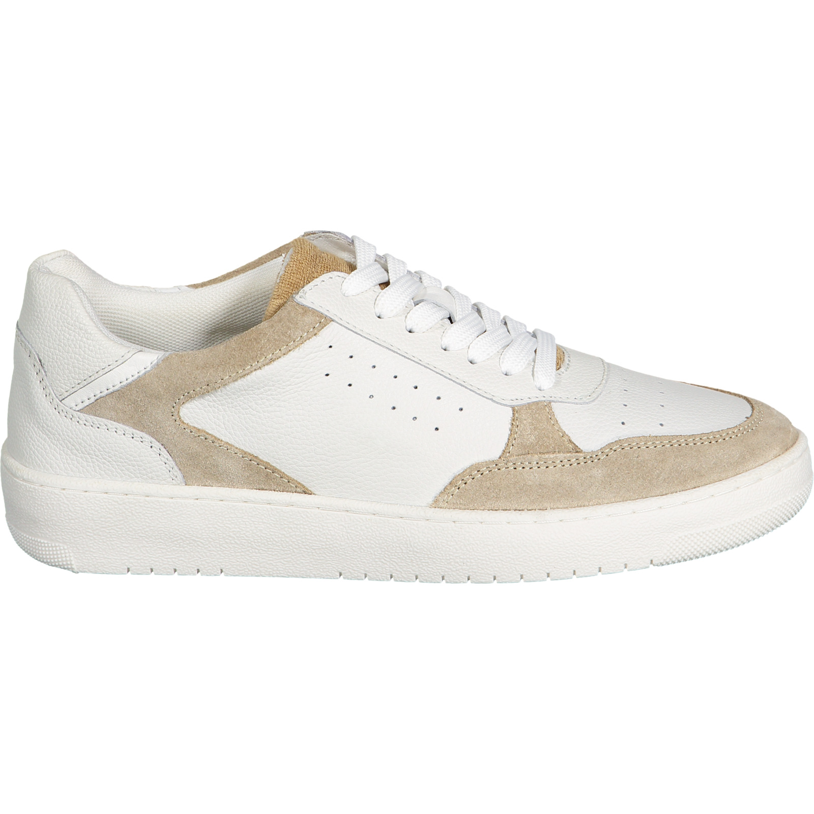 Cafe Moda Leder Sneaker Da., 36, weiss