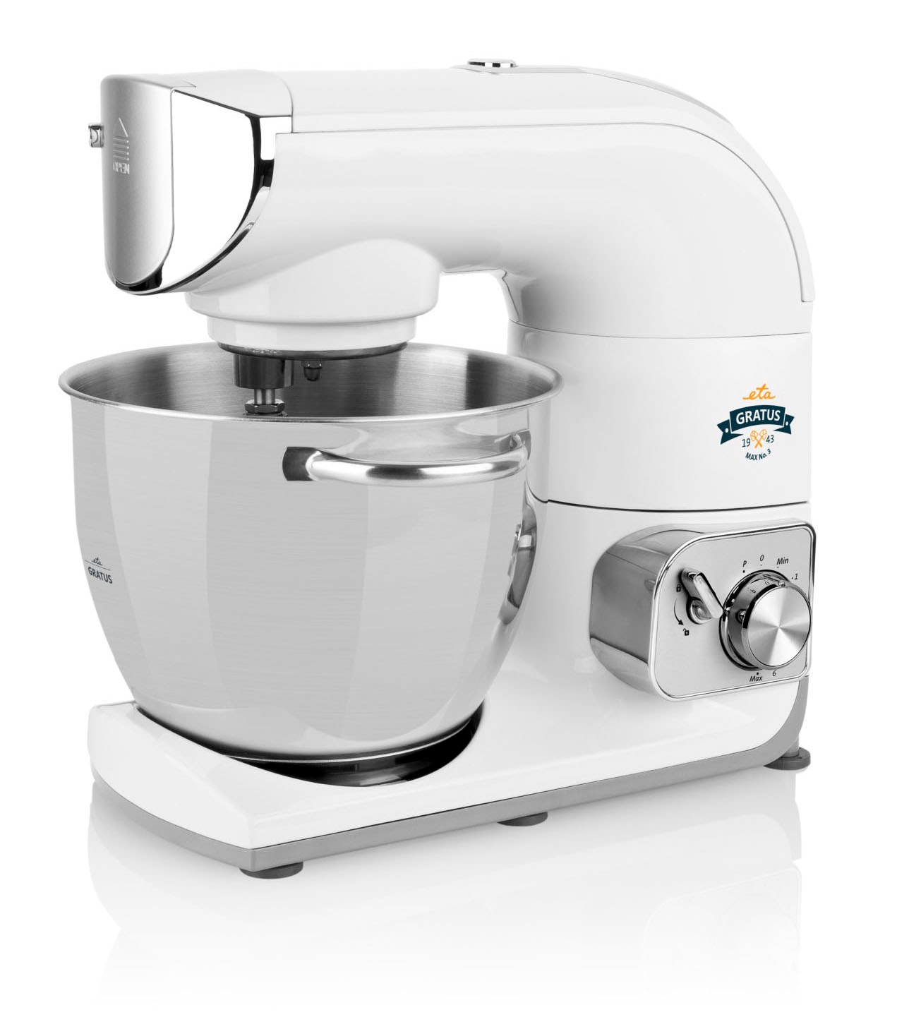 eta Küchenmaschine »ETA002890061« 1200 Watt mit Metall-Gehäuse, mit viel Zubehör