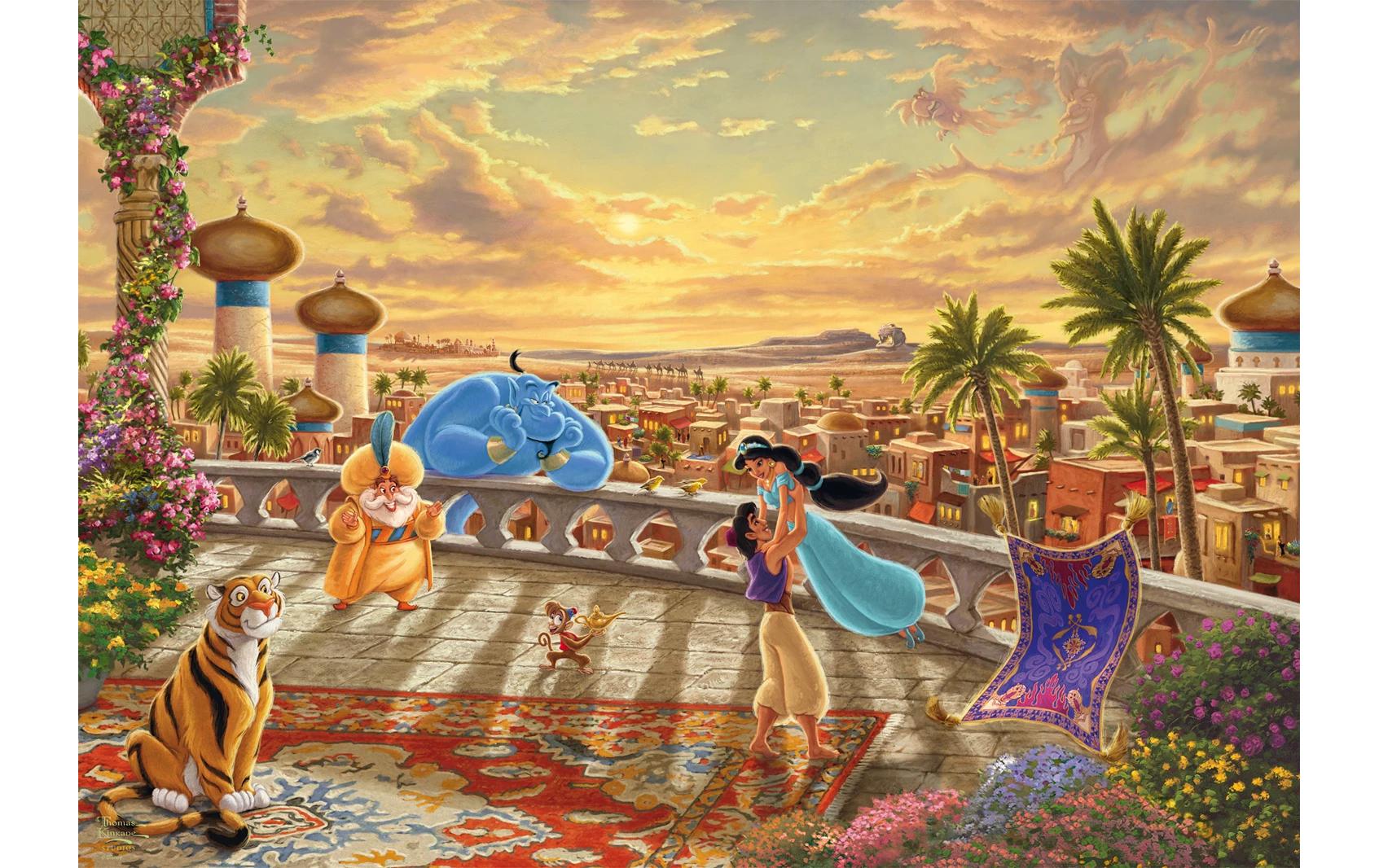 Puzzle Disney Jasmine Dancing in the Desert Sunlight1000 Teile – Erwachsenenpuzzle