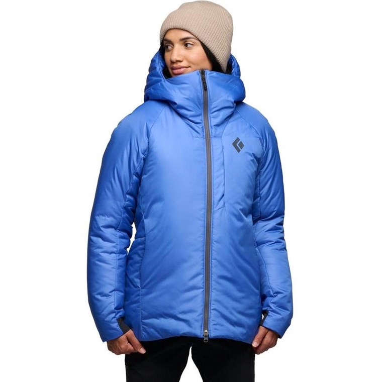 Black Diamond W Belay Parka Clean Blue