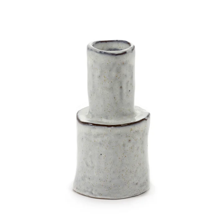 Serax - Héléna Marie Vase, Ø 7 x H 14 cm, weiss