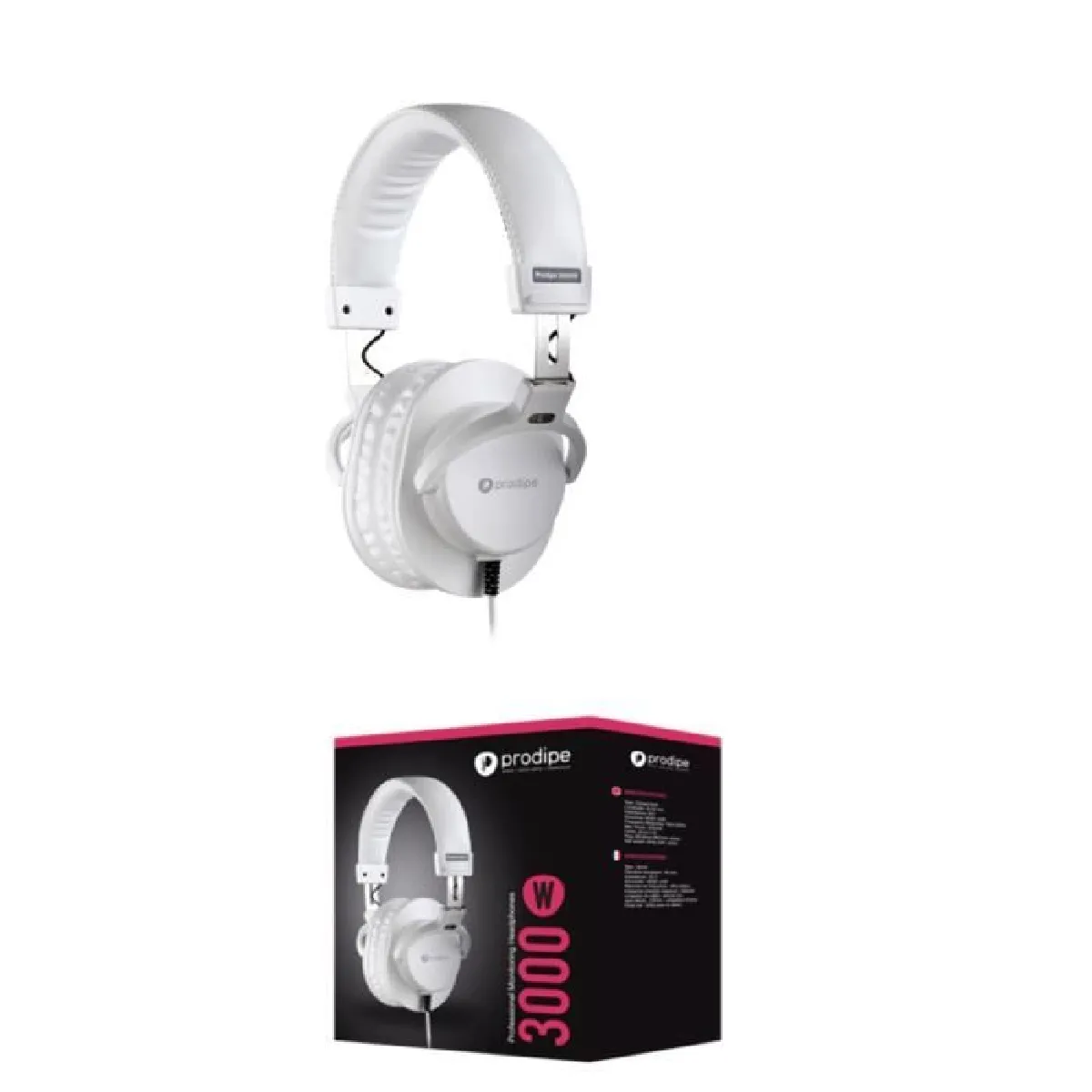 Prodipe Casque PRO 3000 Blanc