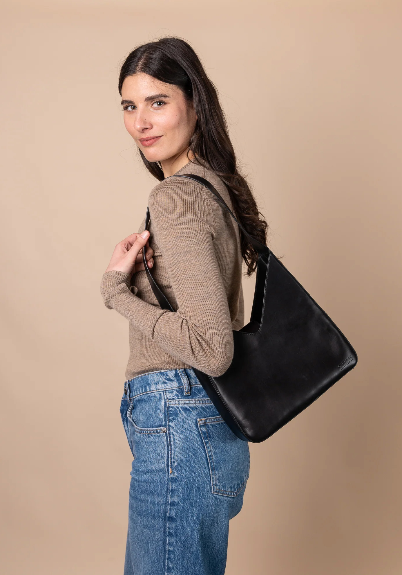 O My Bag Handtasche Vicky Classic Leather Black