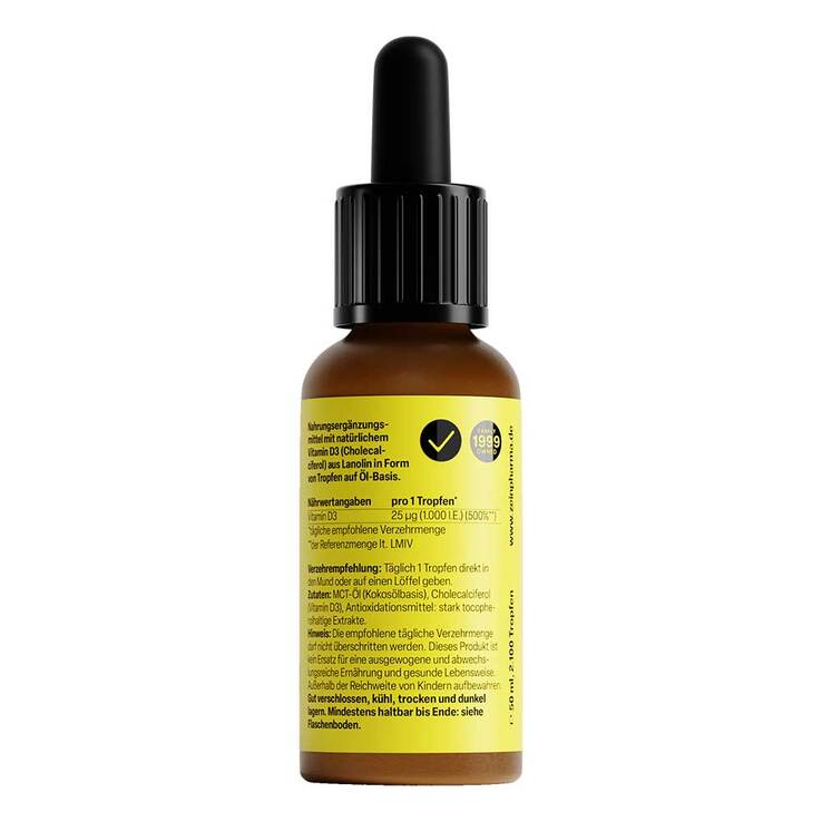 Vitamin D3 Tropfen 1.000 I.E. 2100 Trop.ZeinPharma, 50 ml
