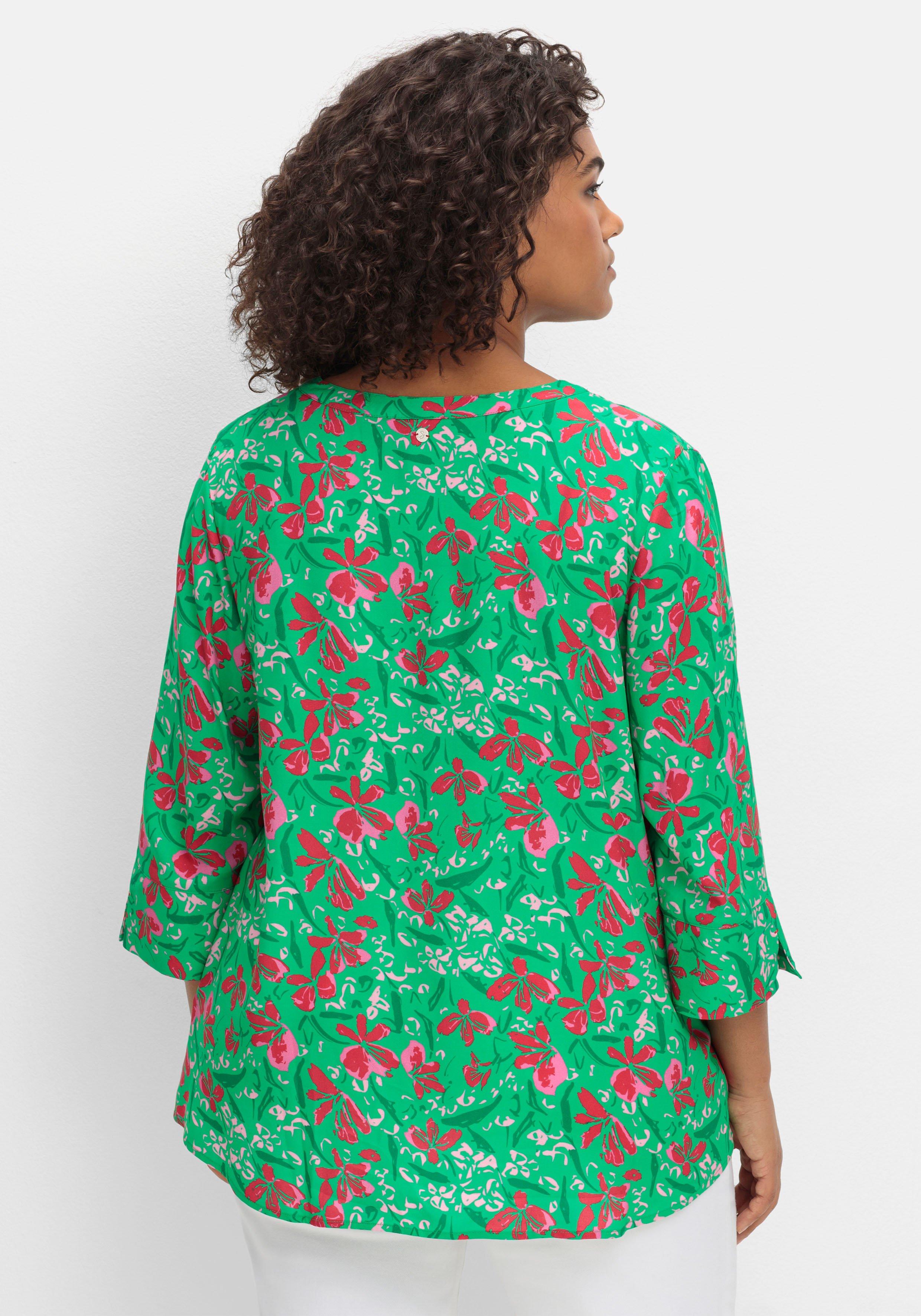 Tunika mit 3/4-Arm und Alloverprint