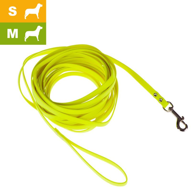 Longe en BioThane Heim, jaune fluo