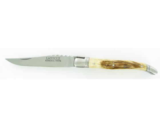 Laguiole Cerf Carbone Couteau de poche Laguiole par Chazeau Honoré