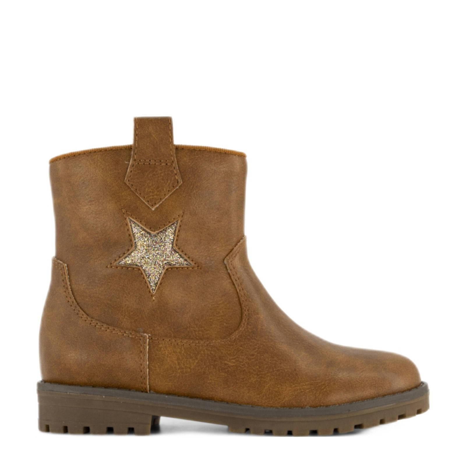 Graceland enkellaarzen cognac