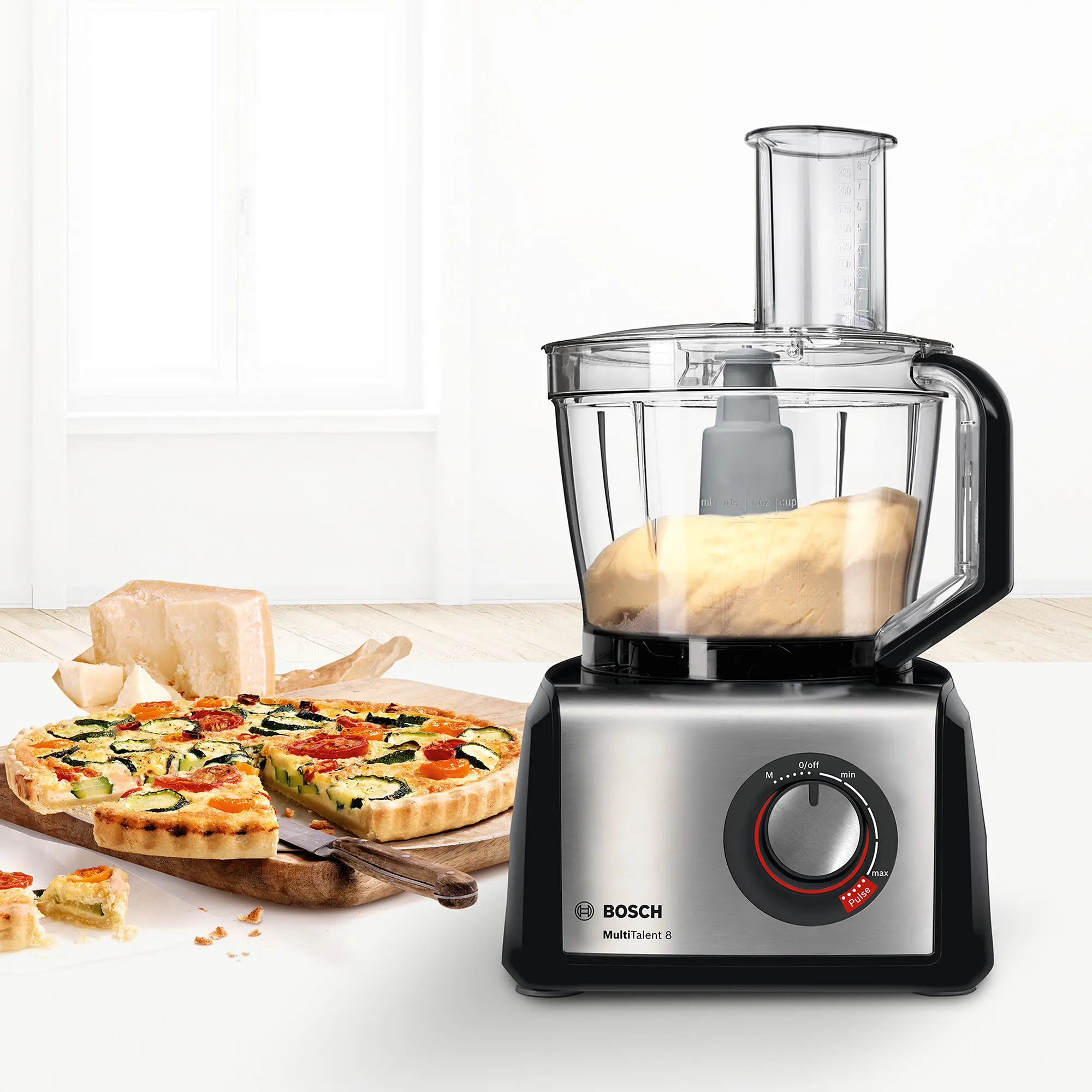 Food processor MultiTalent 8 1250 W Zwart, RVS MC812M844