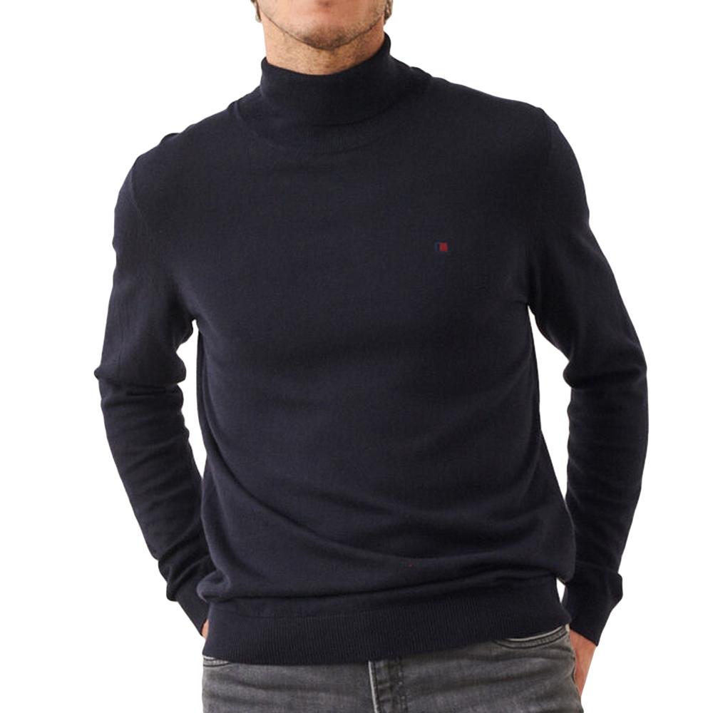 Teddy Smith Pull col roulé Marine Homme Teddy Smith P-loki