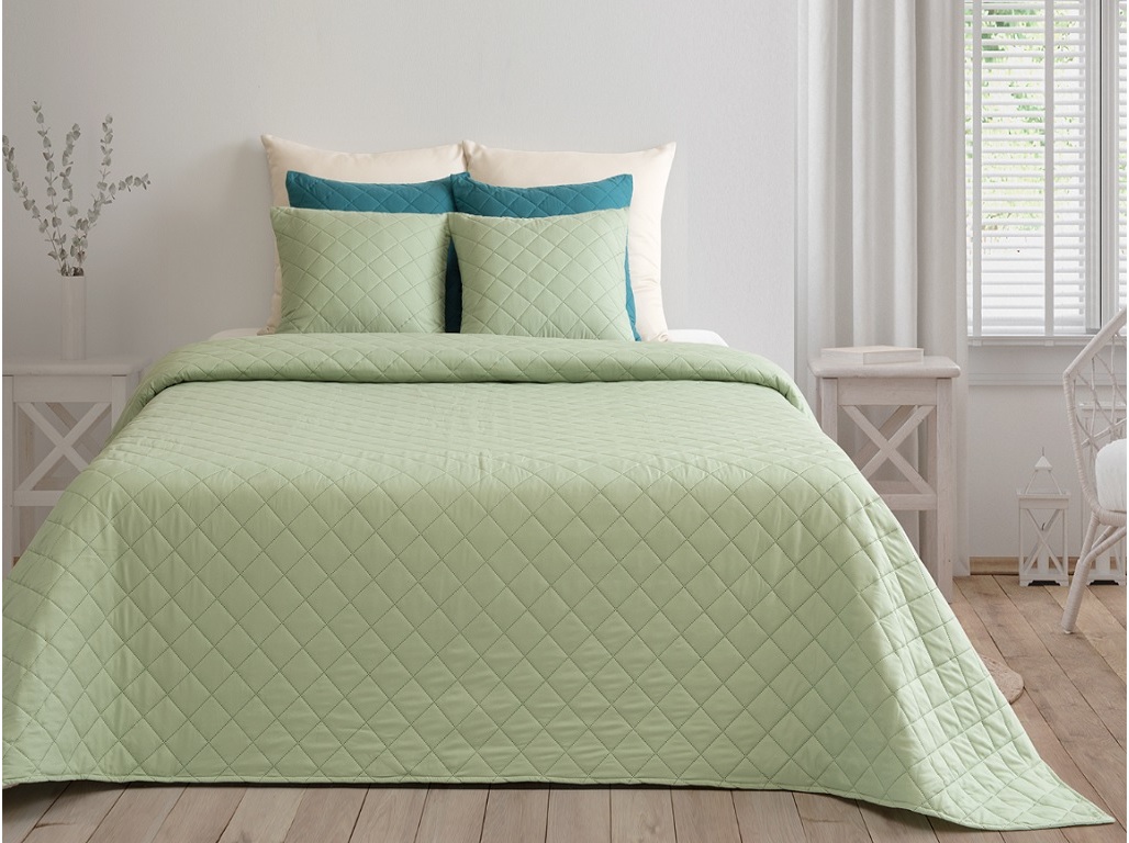 COLCHA HAVAI HOMESPECIAL VERDE 100% POLIÉSTER 160X220CM
