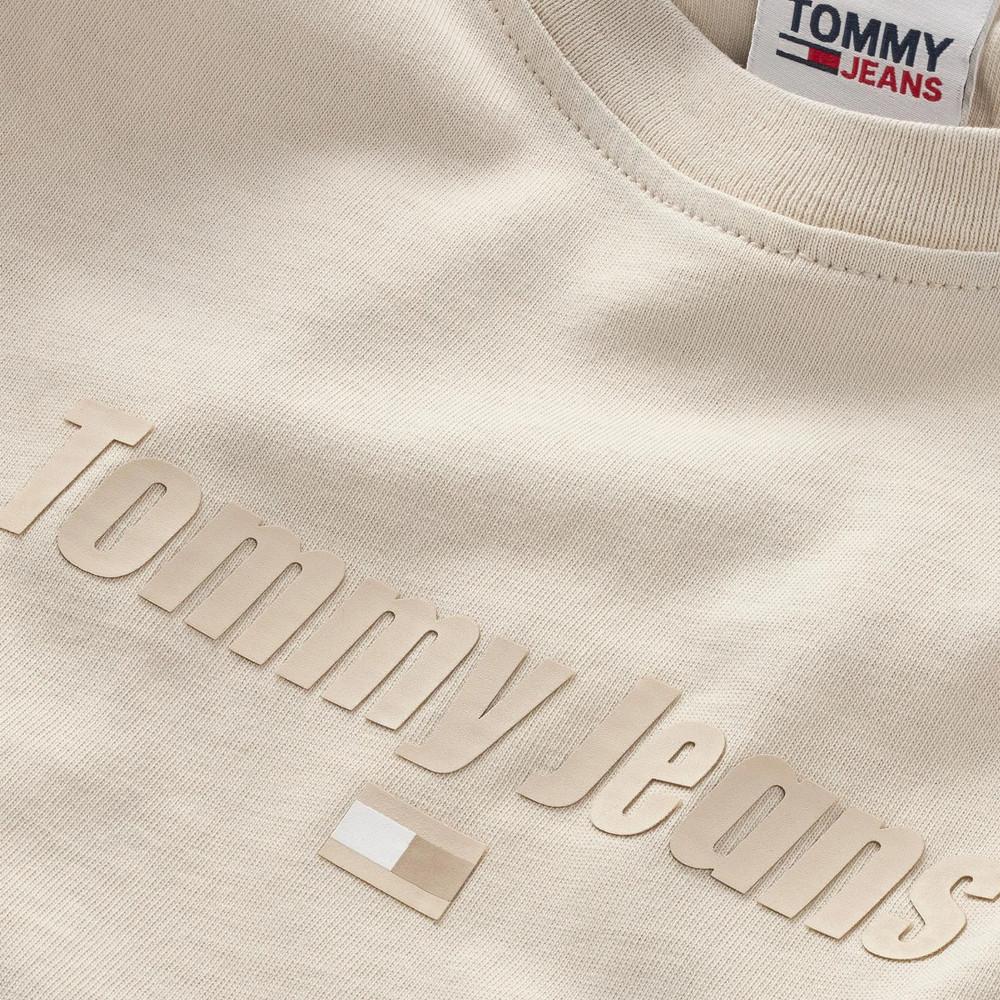 Tommy Hilfiger T-shirt Beige Homme Tommy Hilfiger New Tonal
