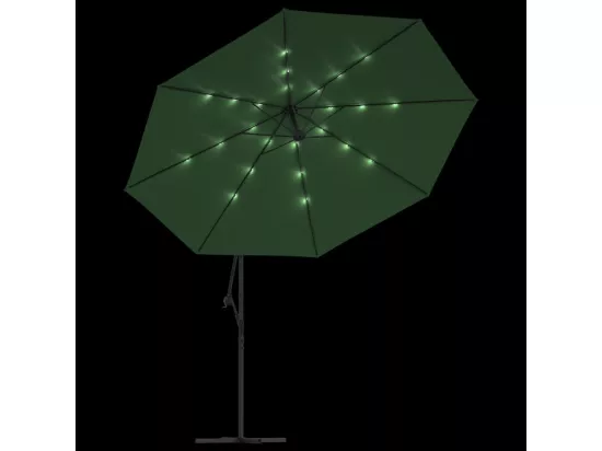 Parasol meuble de jardin métal argentée 02_0008656