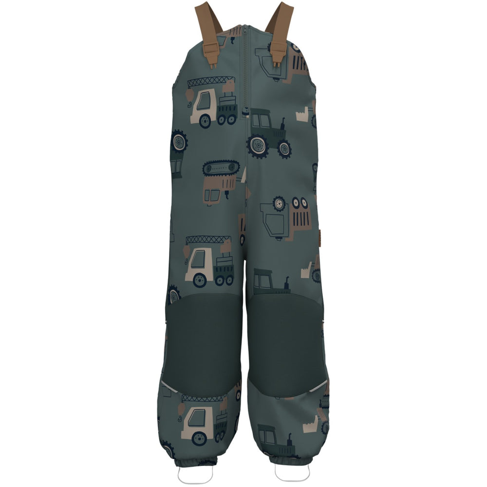 Køb Name It Balsam Green Machines Nmmalfa08 Softshell Smækbukser Aop Fo