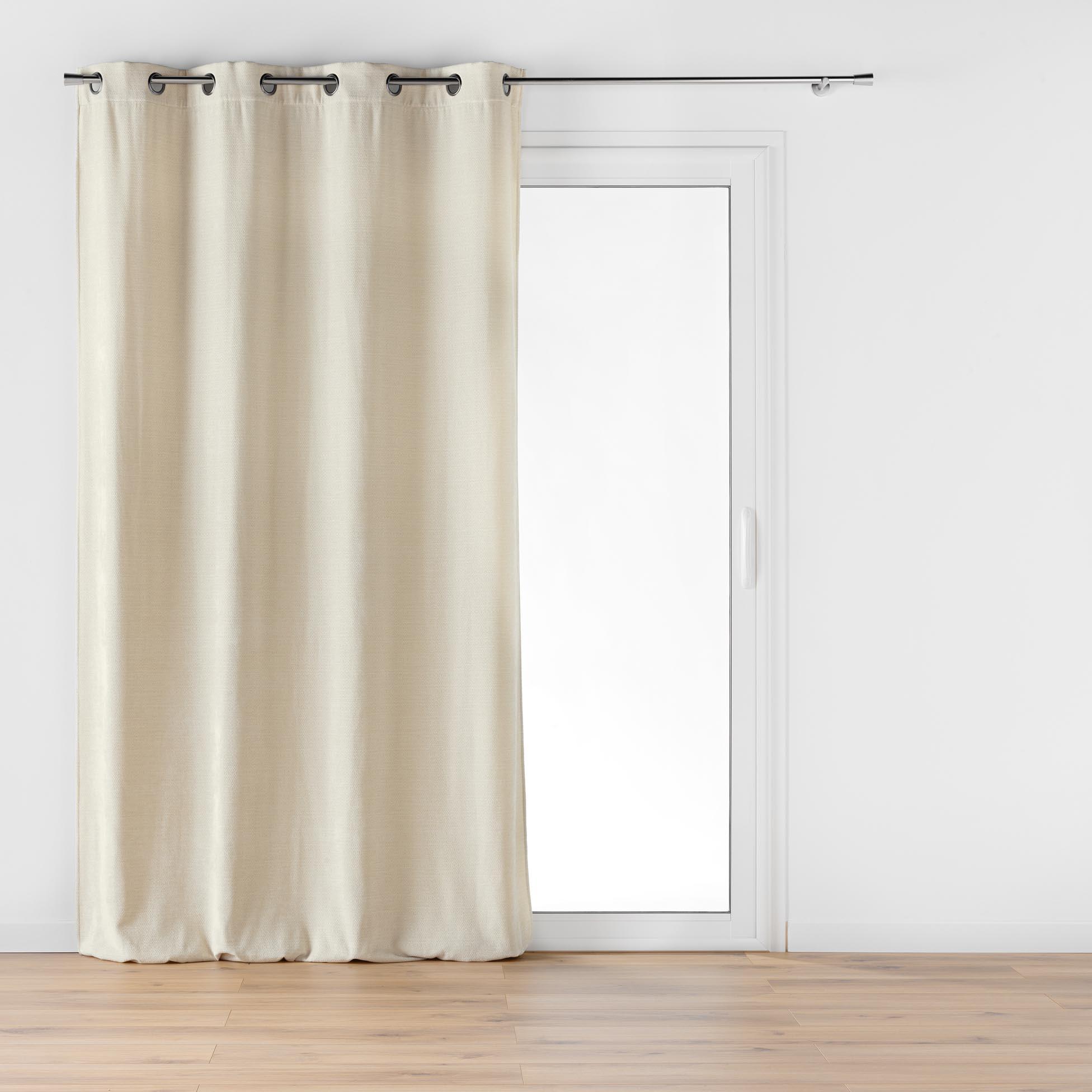RIDEAU OEILLETS 140X260CM VELOURS JACQUARD MIKA LIN