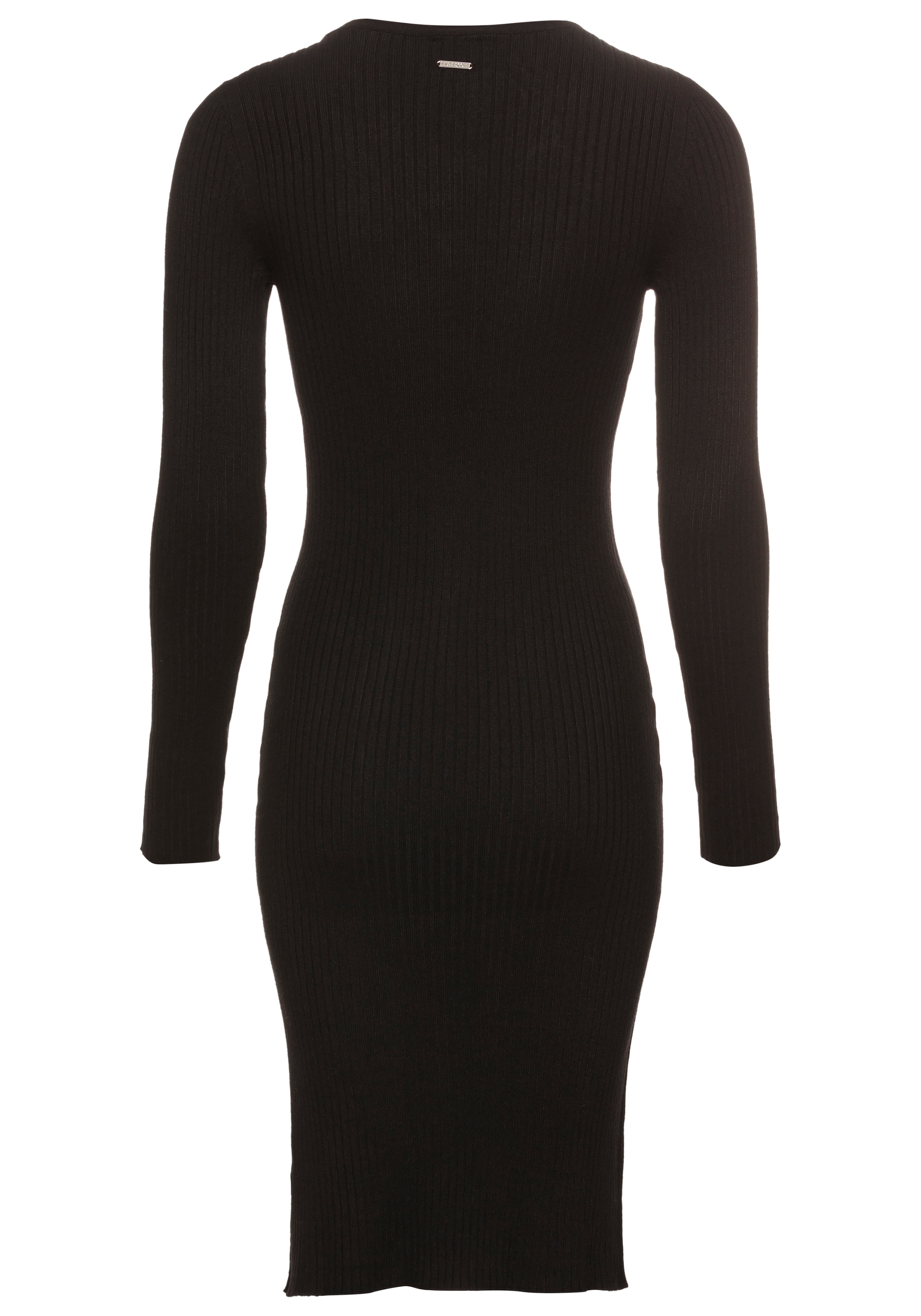 Laura Scott Longstrickjacke mit Zipper - auch als Kleid tragbar
