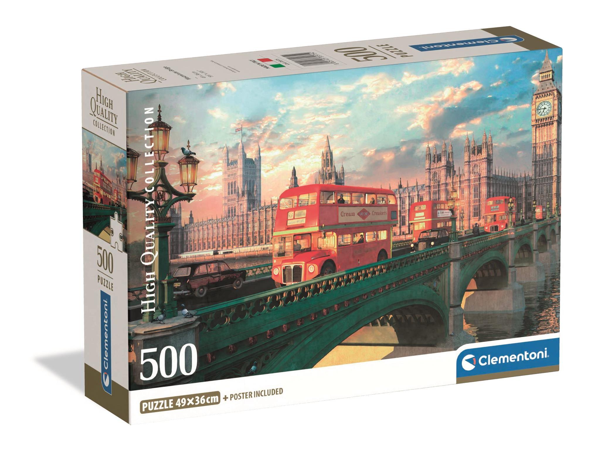 PUZZLE CLEMENTONI PONTE WESTMINSTER 500 PEÇAS