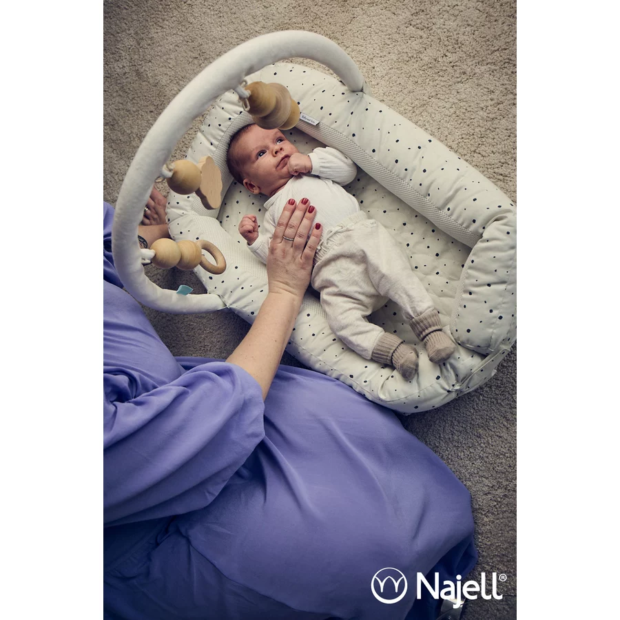 Najell Babynest Tulip Dot White