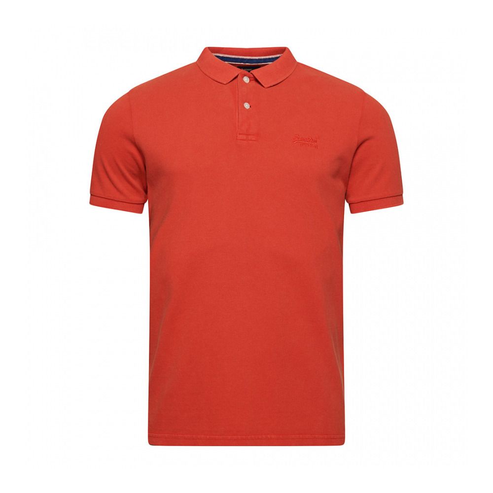 Superdry VINTAGE DESTROY - Polo Homme americana red