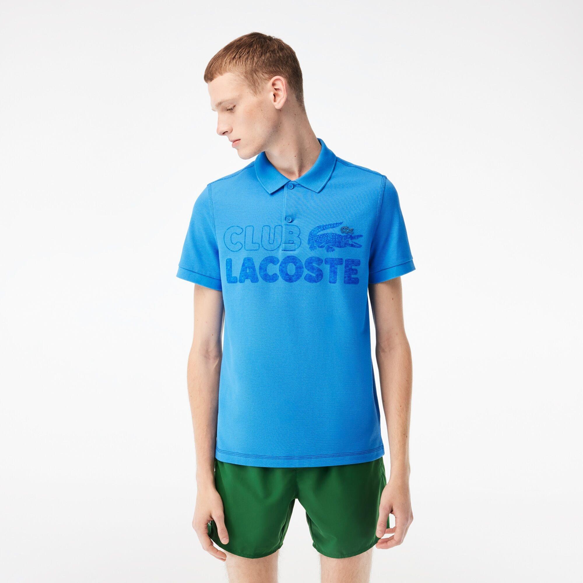 Lacoste Logo Print Polo Shirt