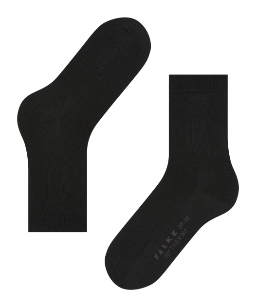 Falke Softmerino SO Socken in Schwarz