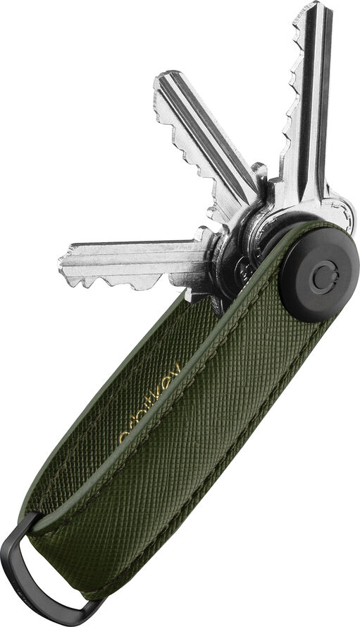 Orbitkey Saffiano Leather Olive Olive