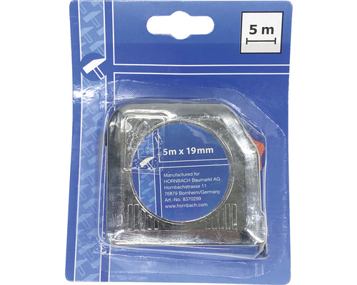 5m rolmaat met stopper