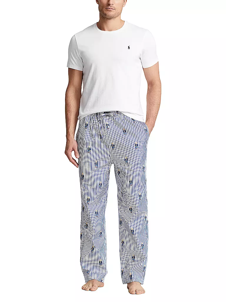 POLO RALPH LAUREN Pyjama T-Shirt  weiss