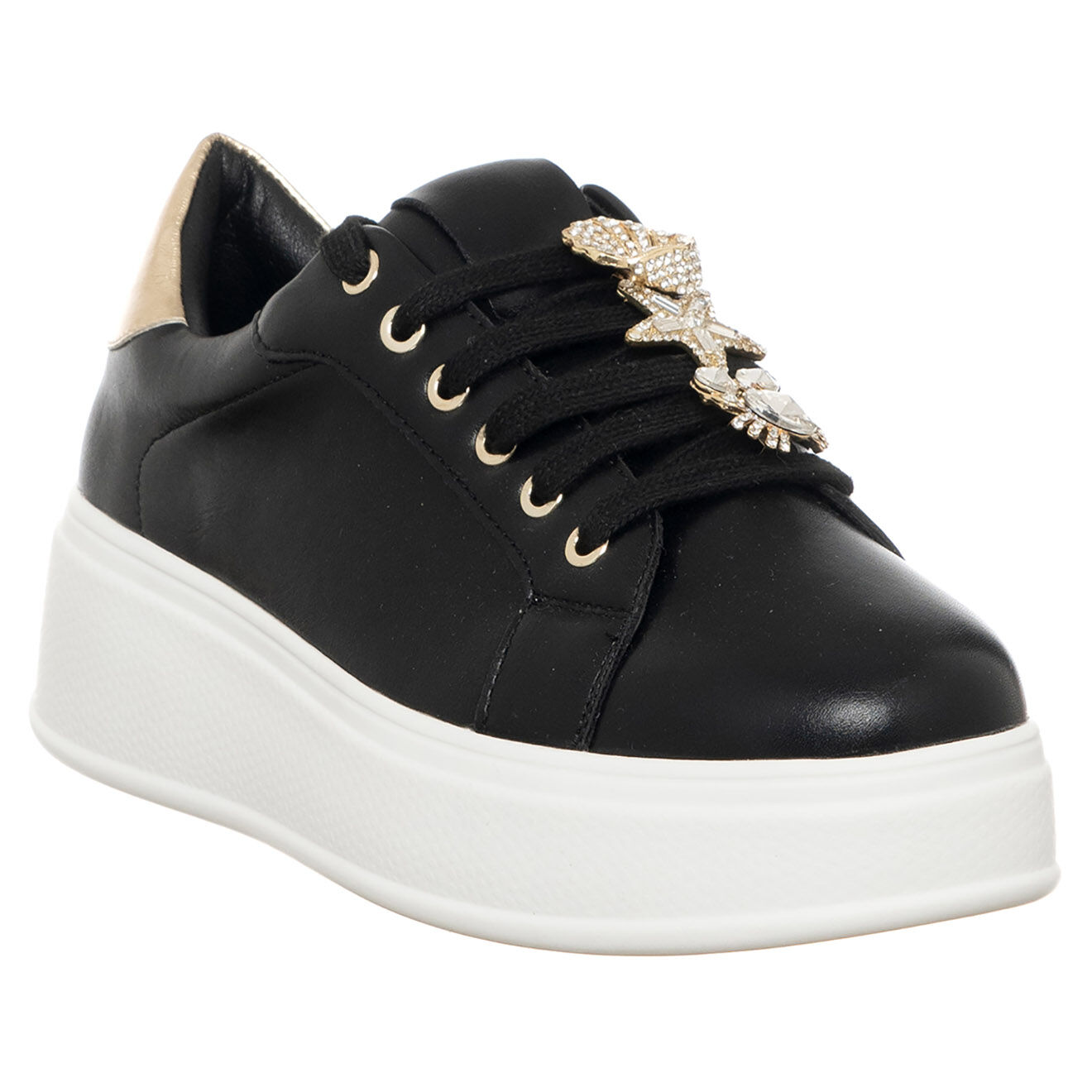 Loretta by Loretta Sneakers Agathe noir/doré
