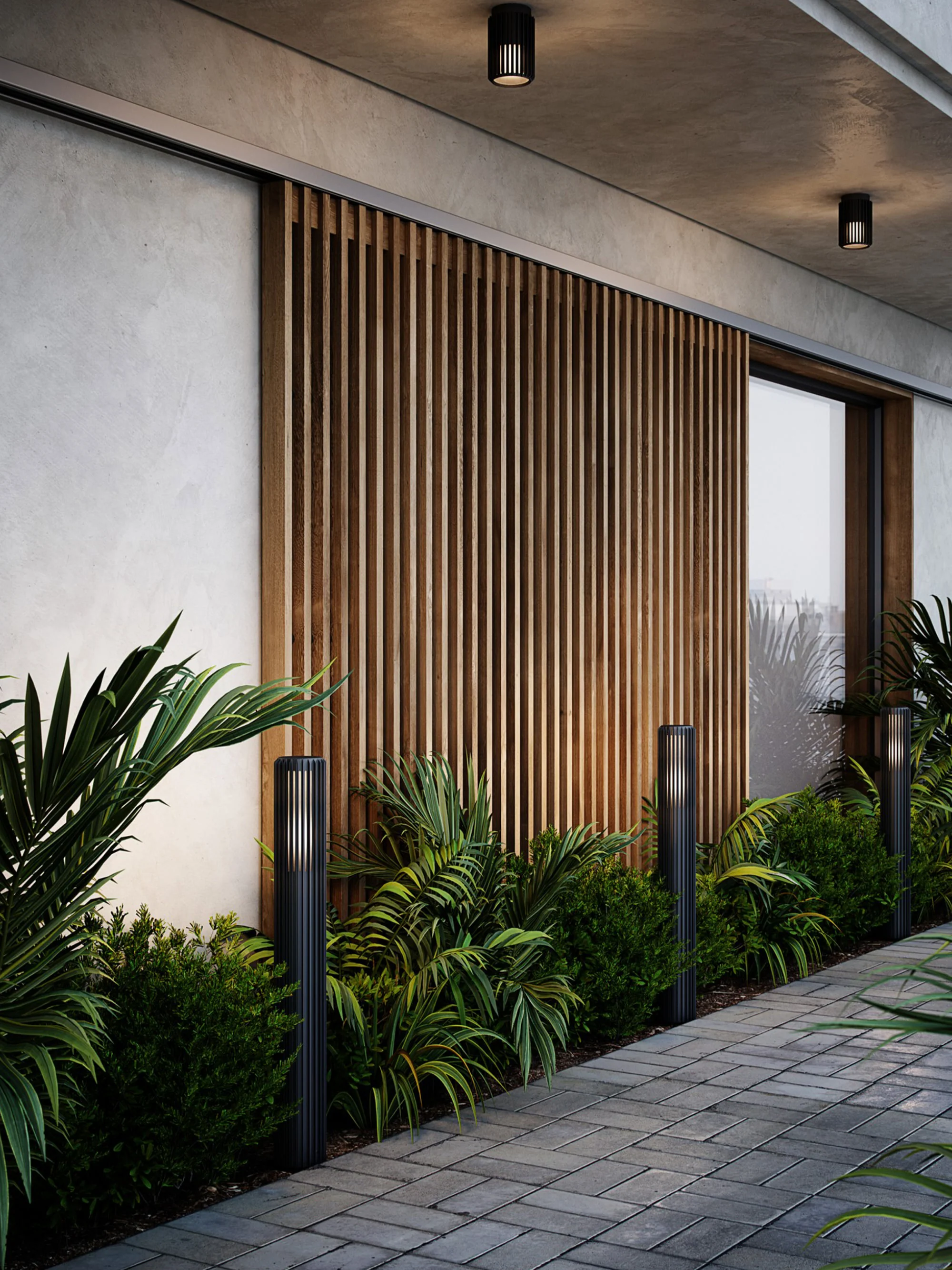 Dimbare outdoor LED-plafondlamp Aludra