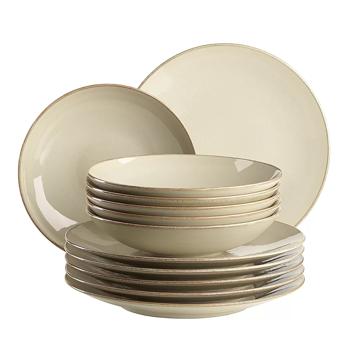 Tafelservice 12-tlg. OSSIA Beige