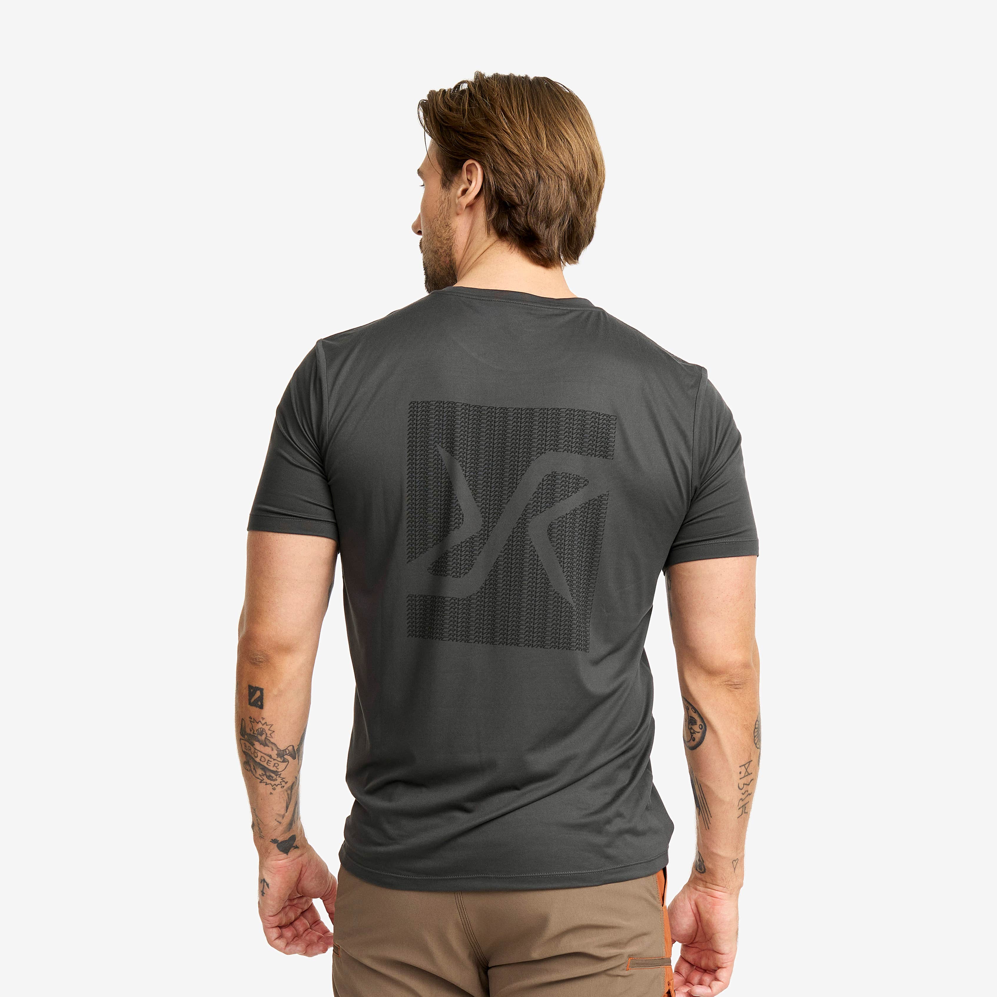 Mission Graphic Logo T-shirt Herre Anthracite